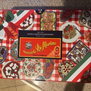 Dolce & Gabbana Di Martino Pasta Box with Red and Green Accents